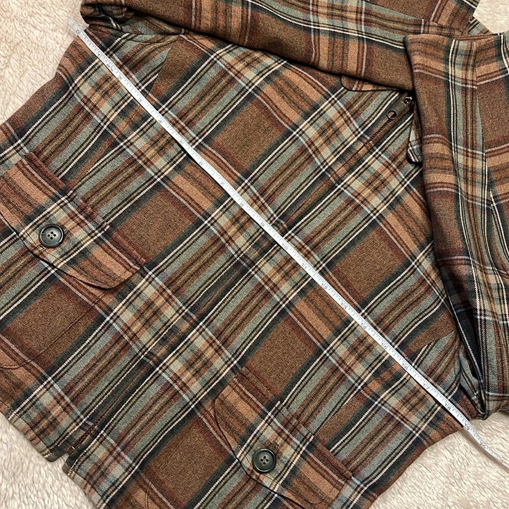 HARRIS/WALLACE Harris Wallace Plaid Zip Up Jacket - Picture 11 of 12